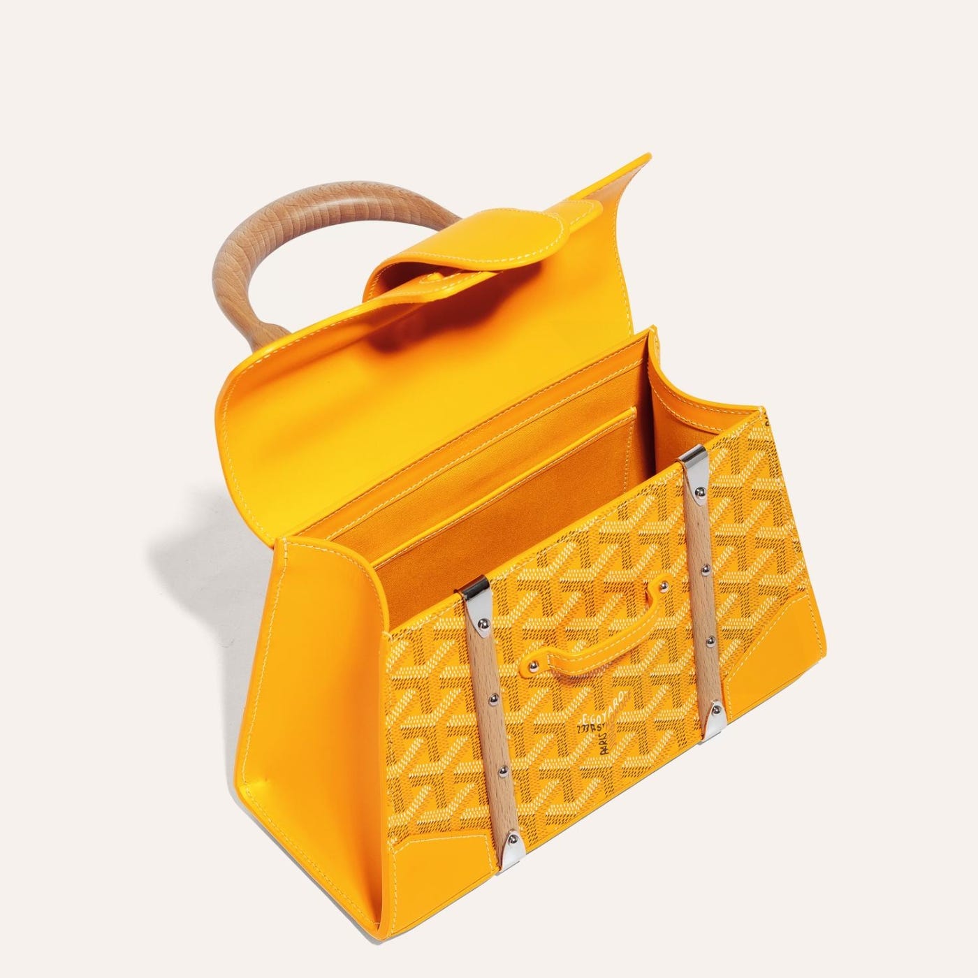 Goyard Saigon Structured Mini Bag Yellow - Image 4